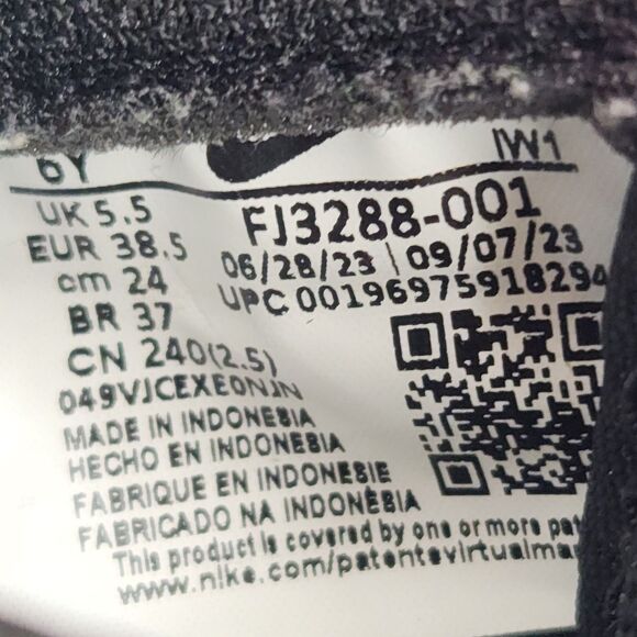 NIKE AIR FORCE 1 LV8 2 Shoes Women Size 7.5 / 6Y SNEAKERS FJ3288 001 - Picture 10 of 10